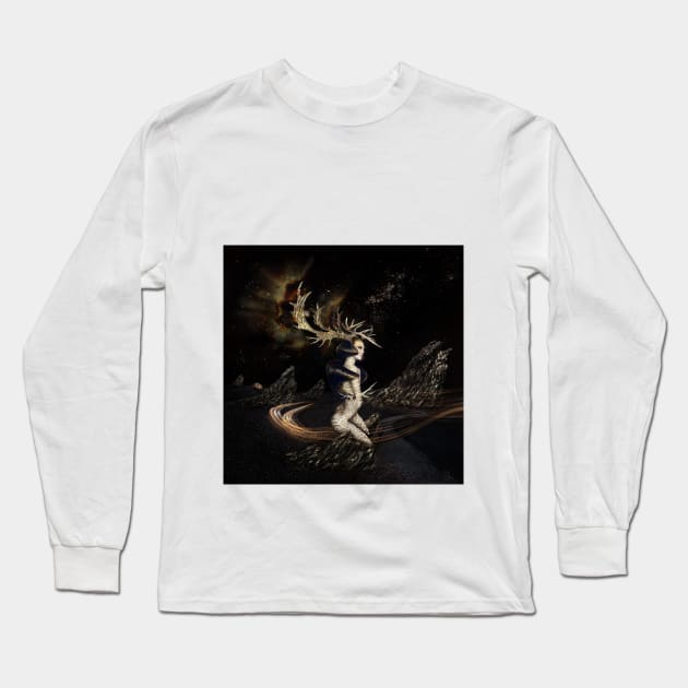 THE LEGEND OF THE MIRACULOUS DEER Long Sleeve T-Shirt by gabor_paszti